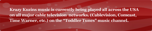 Listen to us on Toddler Tunes!